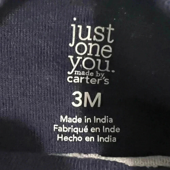 Carter's Just one you 3 pack bodysuits onesies Size 3 Months - Picture 5 of 10